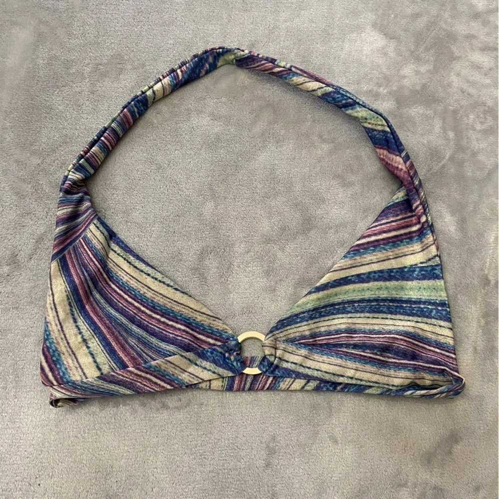 New! Frankie’s Bikinis x haley steinfeld Eden halter bikini top 24416